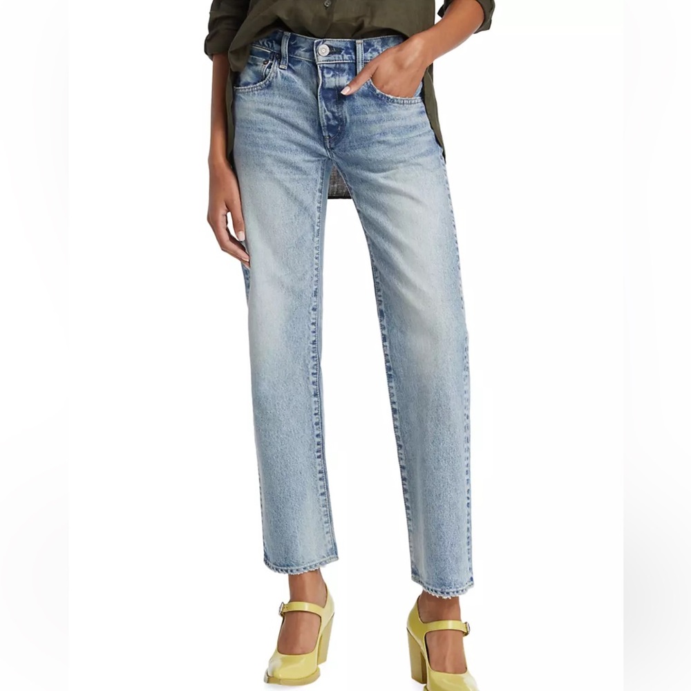 Moussy Joelton low rise straight leg jeans